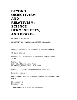 richard-j-bernstein-beyond-objectivism-and-relativ... - dirzon